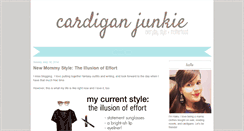 Desktop Screenshot of cardiganjunkie.com